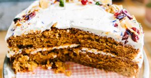 Banaan-en-wortelcake