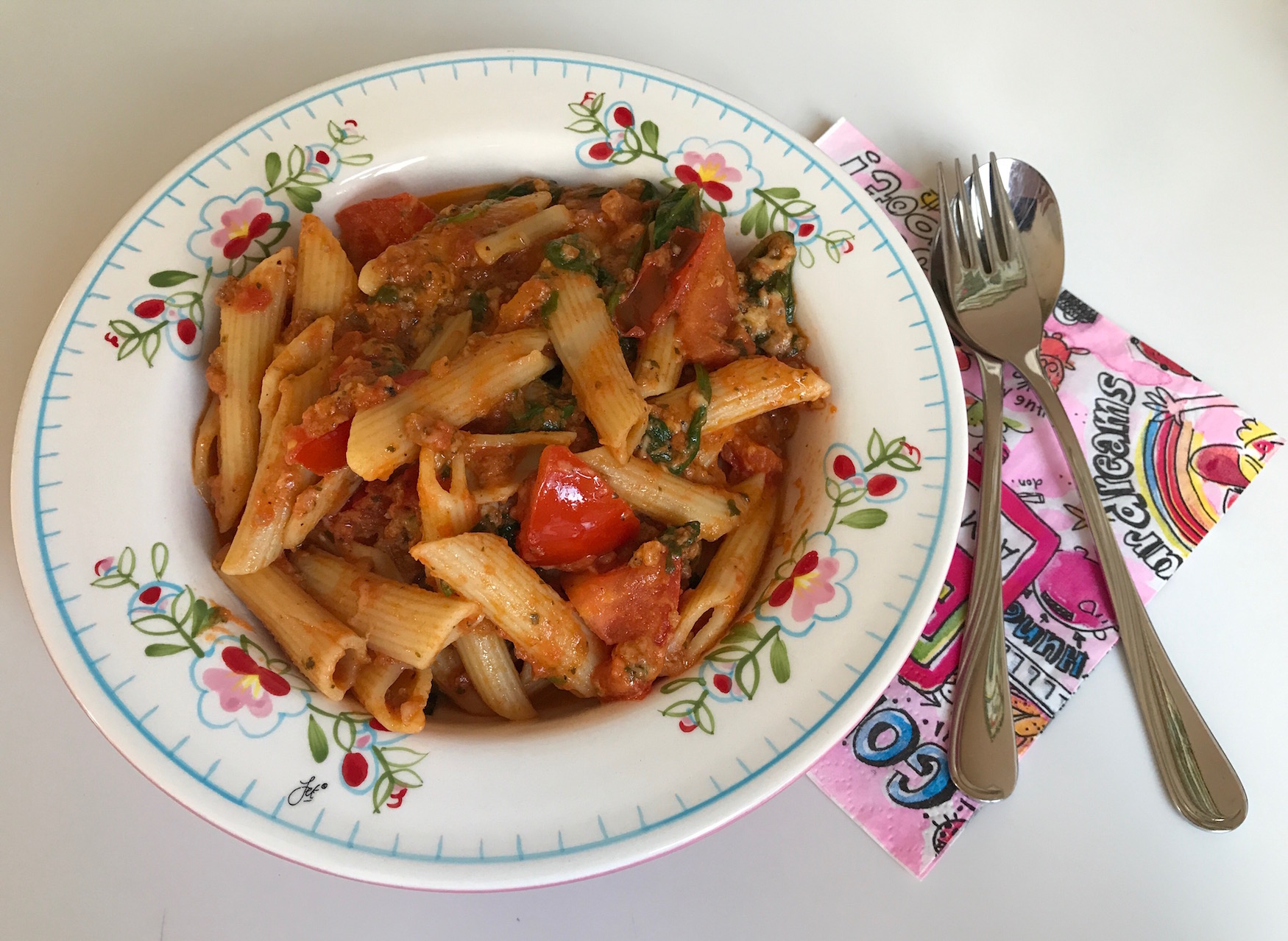 Recept voor pasta met pesto