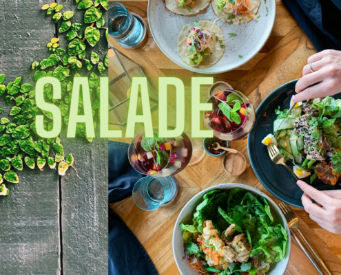 Zomerse zonnige salades