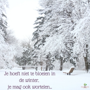 weg met de winterdip quote