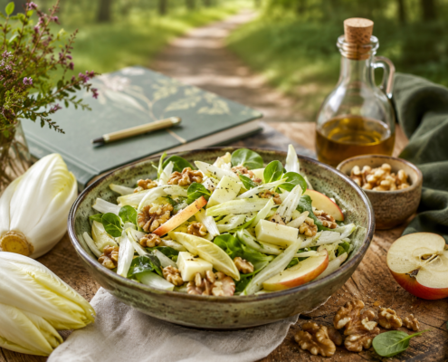 bouwstof voor je brein salade met witlof